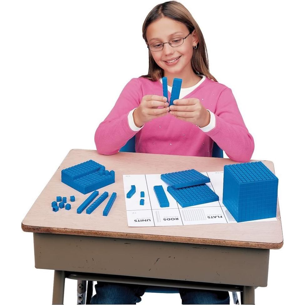 Set de Bloques Base Diez Interlox 644 Piezas para Matemáticas