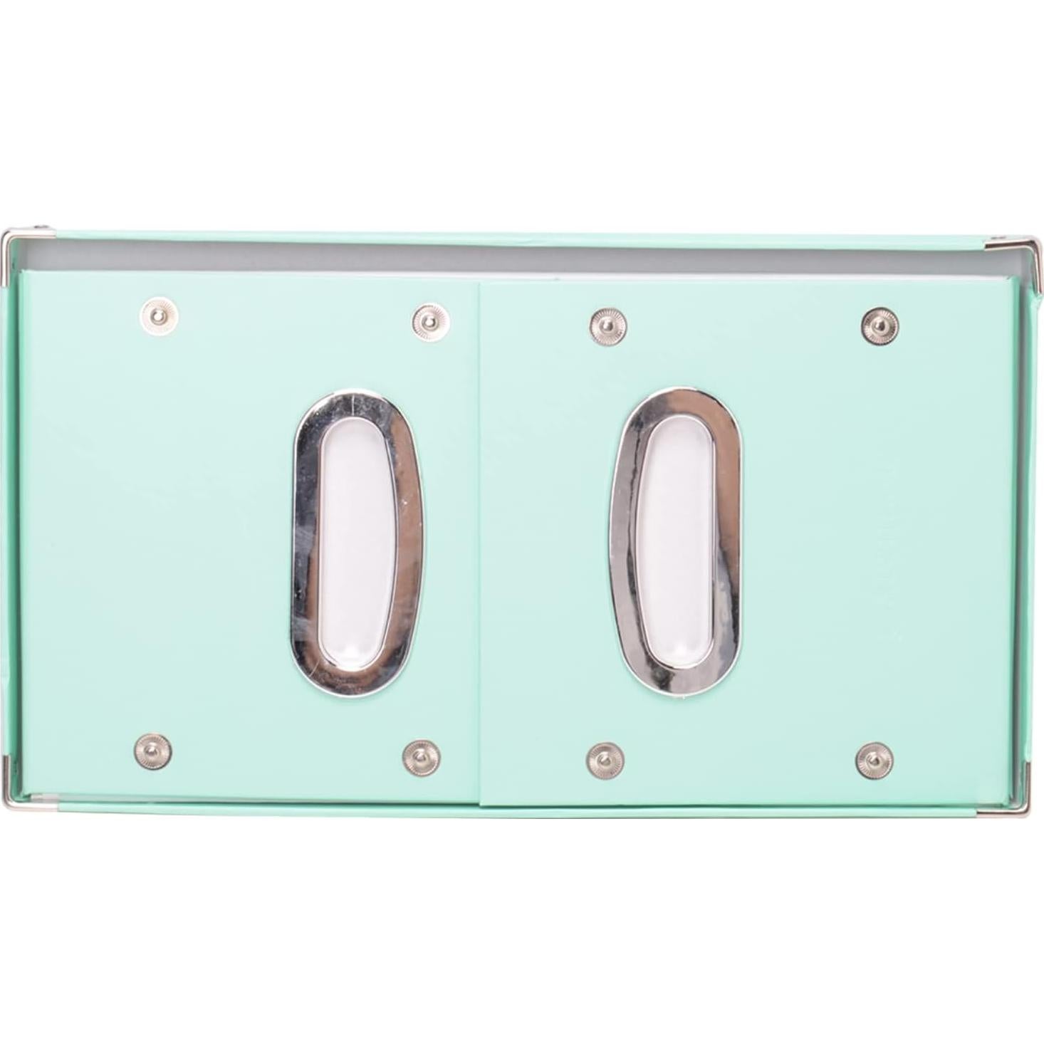 Caja de Almacenamiento para Vinilos 45 Snap-N-Store Menta 75 Discos