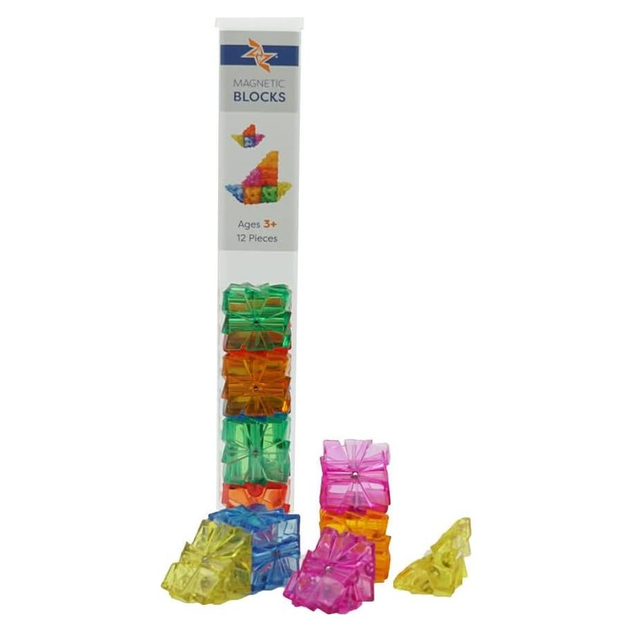 Juego de Bloques Magnéticos ZAZ - Set Inicial 12 Piezas