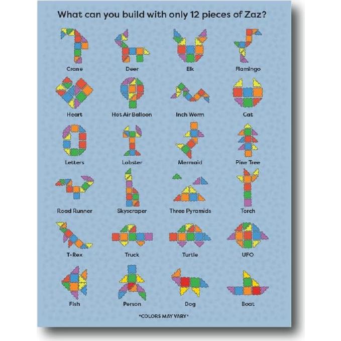 Juego de Bloques Magnéticos ZAZ - Set Inicial 12 Piezas