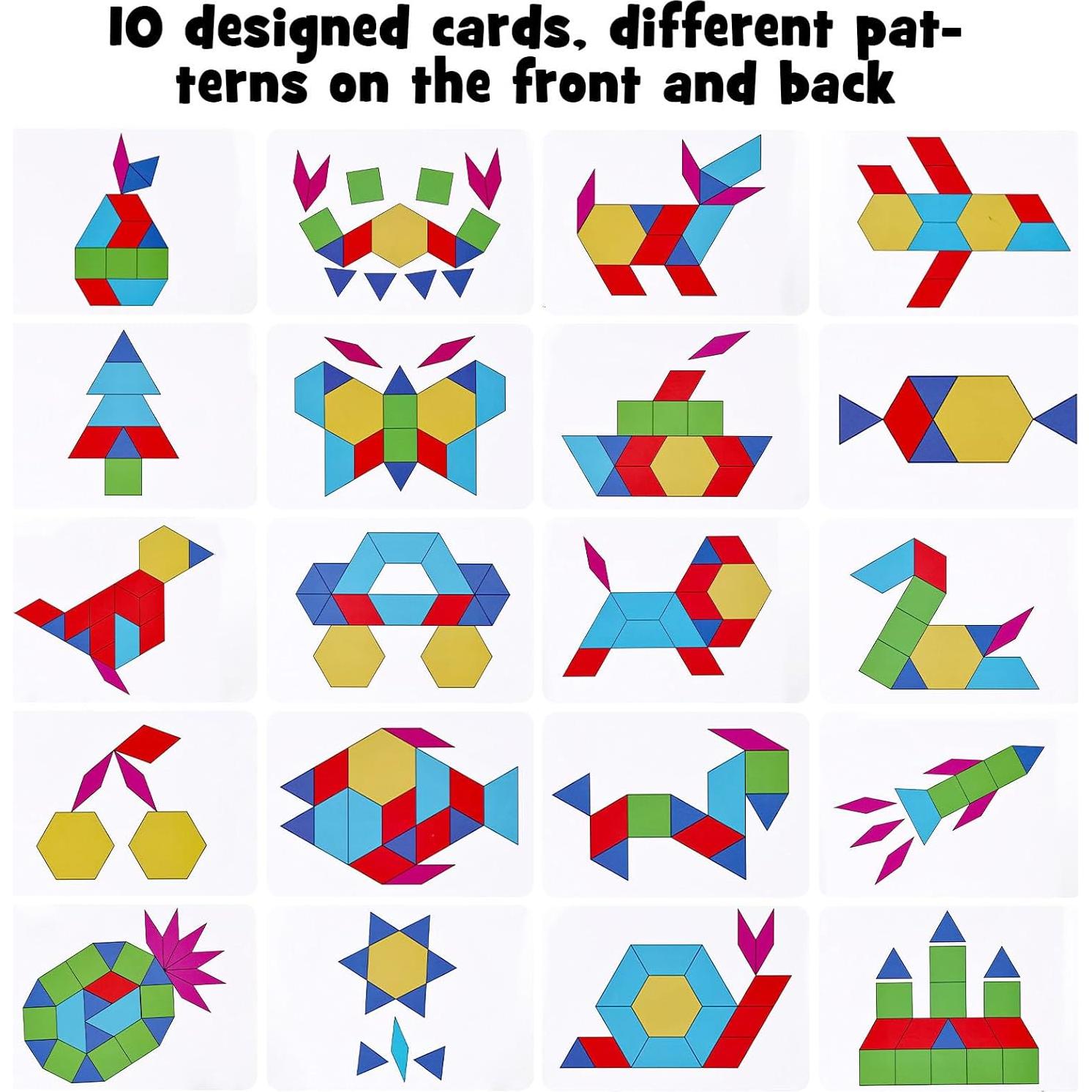 Rompecabezas Geométrico Tangram 3 Nutrias 150 Piezas Educativo