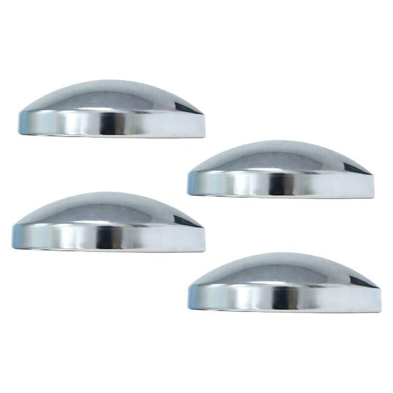Cúpulas de Eje de Cromo 8" para Camiones Kenworth Peterbilt - Juego de 4