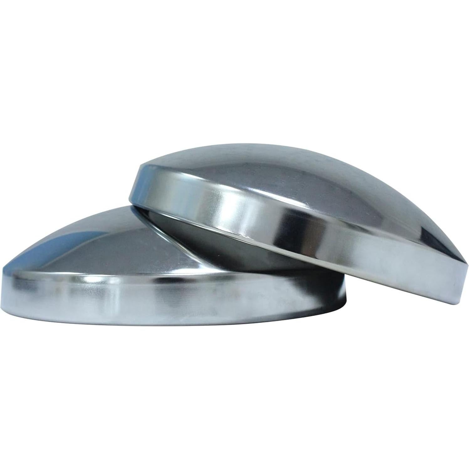 Cúpulas de Eje de Cromo 8" para Camiones Kenworth Peterbilt - Juego de 4