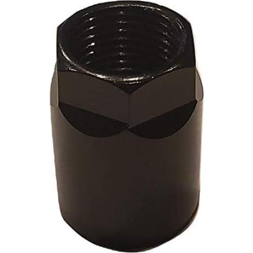 Juego de 4 Tuercas TPMS Muzzys Negras de Aluminio Universal