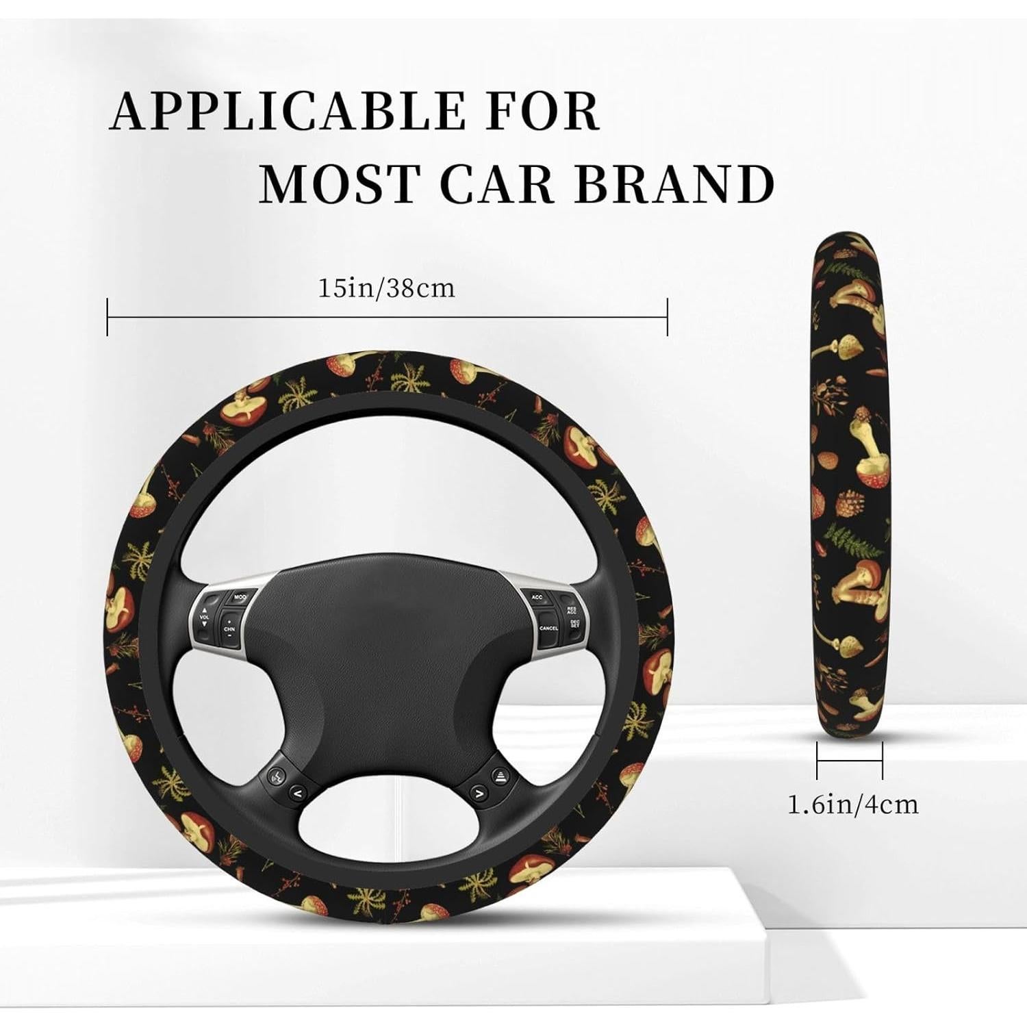 Cubierta de Volante Neopreno Wyayazh 36.83-39.37 cm Antideslizante