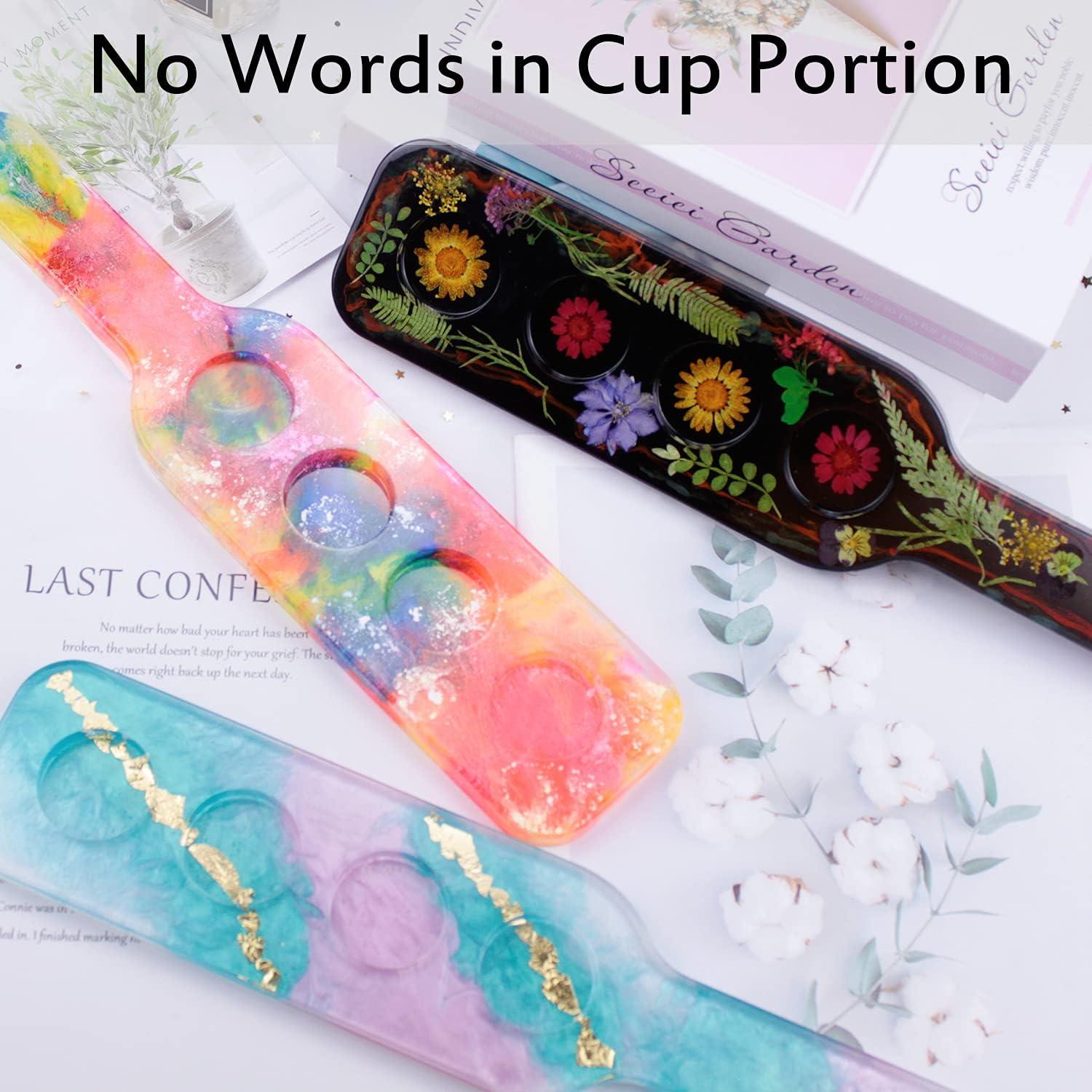 Molde de bandeja para 4 vasos de chupito ResinWorld 35.1x7.9 cm