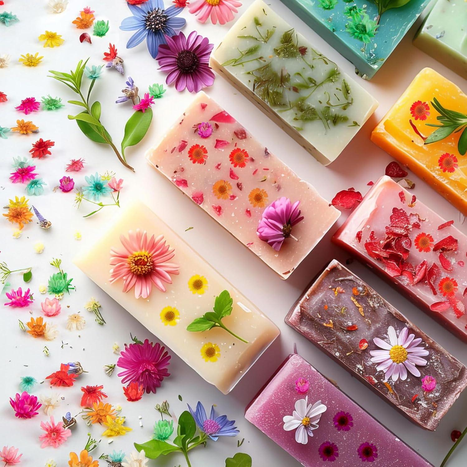 710 Flores Secas Naturales LGFMGWH para Manualidades y Uñas