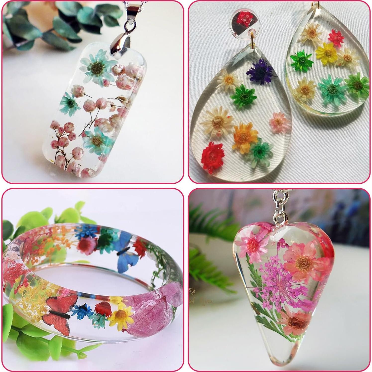 710 Flores Secas Naturales LGFMGWH para Manualidades y Uñas