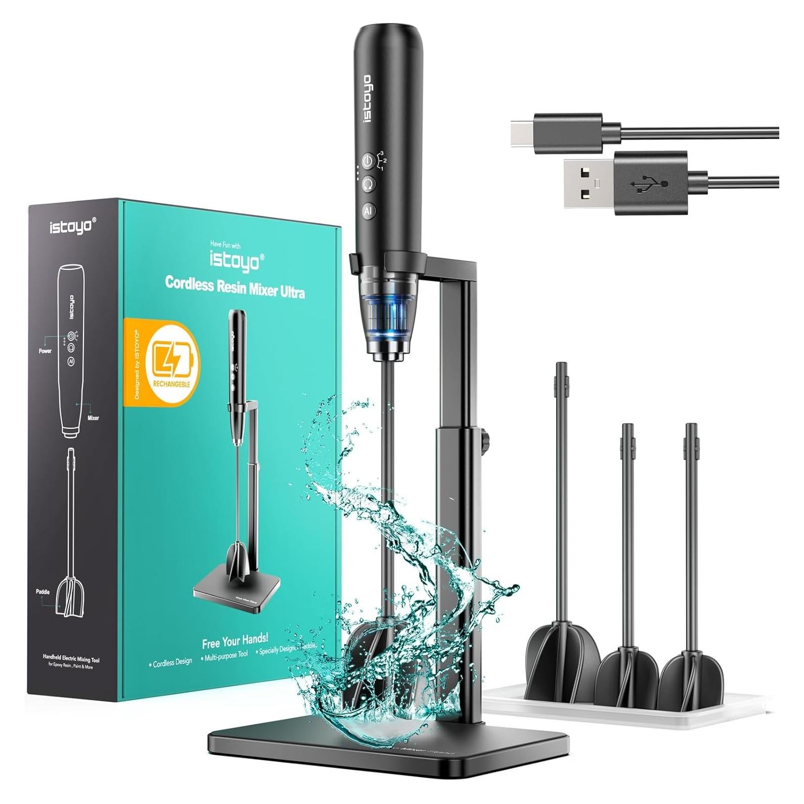 Mezclador de Resina Recargable ISTOYO IS-ULTRA-JB-03 3 Velocidades