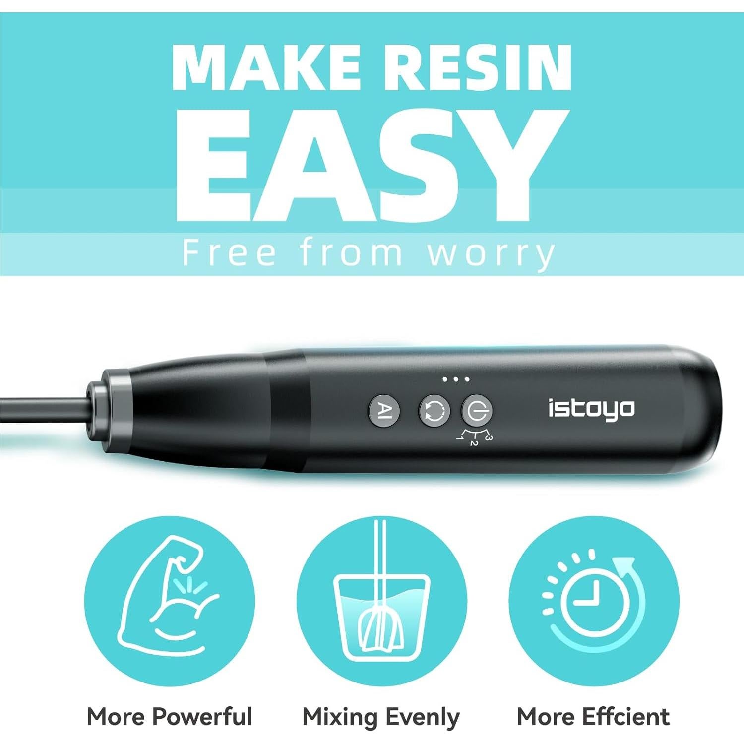 Mezclador de Resina Recargable ISTOYO IS-ULTRA-JB-03 3 Velocidades