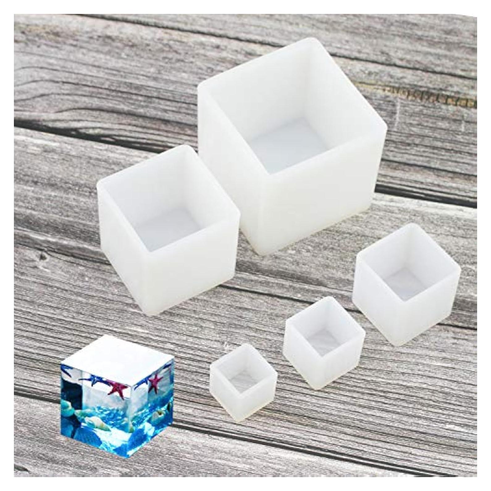 Molde de Resina Cuadrado Luckkyme - 5 Tamaños Silicona