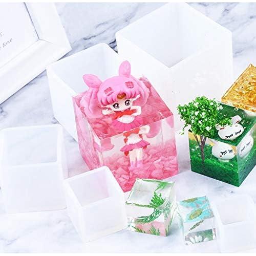 Molde de Resina Cuadrado Luckkyme - 5 Tamaños Silicona