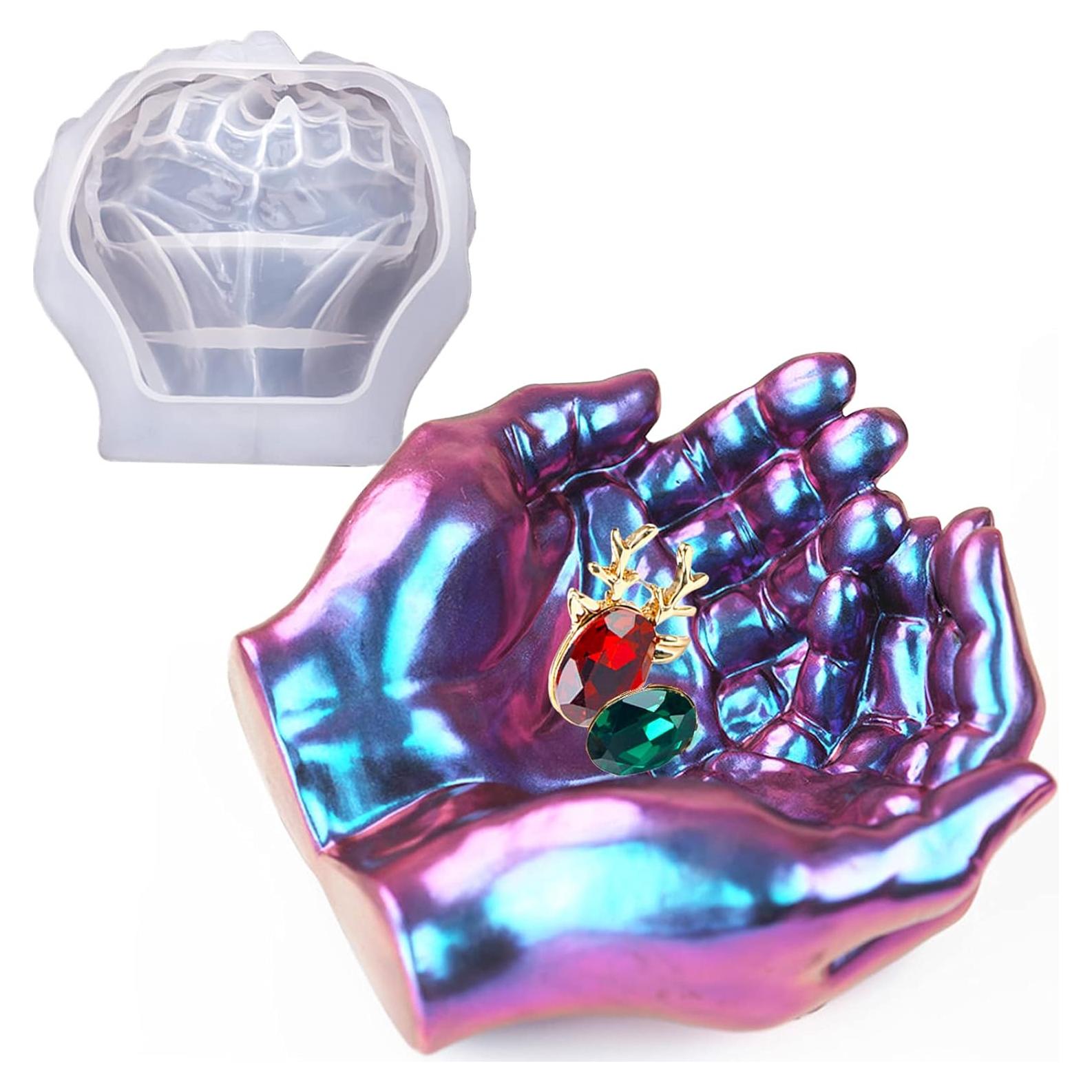 Molde de Silicona en Forma de Mano Actvty para Resina 15.7x15x7cm