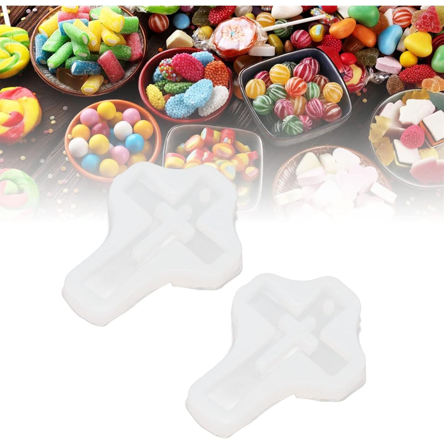 10 Moldes de Silicona Cruz Pssopp para Joyería y Manualidades