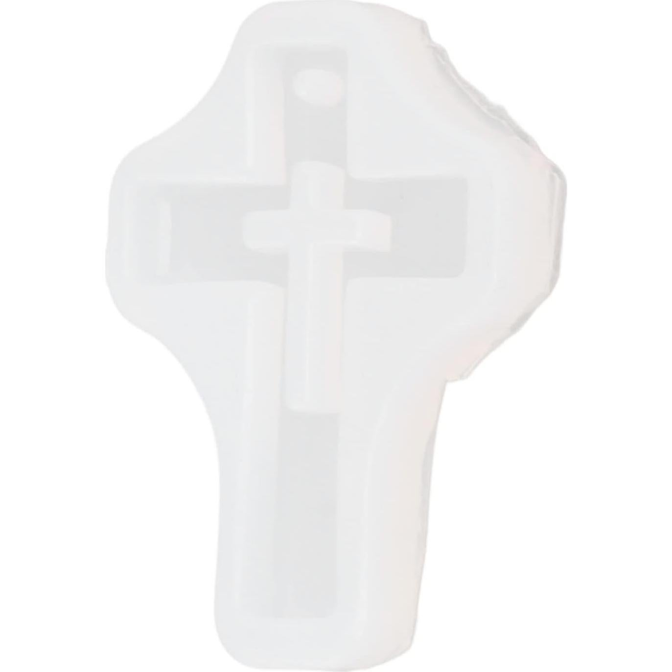 10 Moldes de Silicona Cruz Pssopp para Joyería y Manualidades