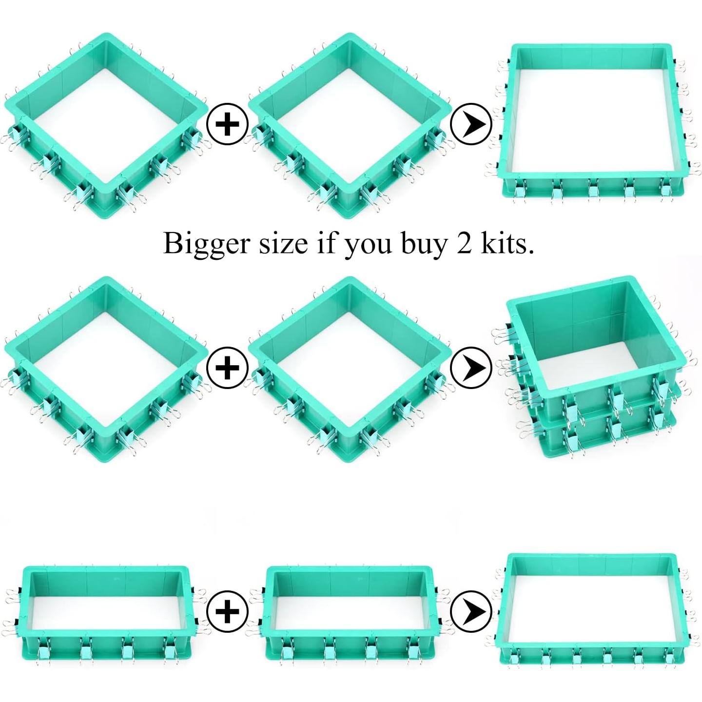 Kit de Carcasa de Molde Ajustable DecorRom - Silicona 14x14cm