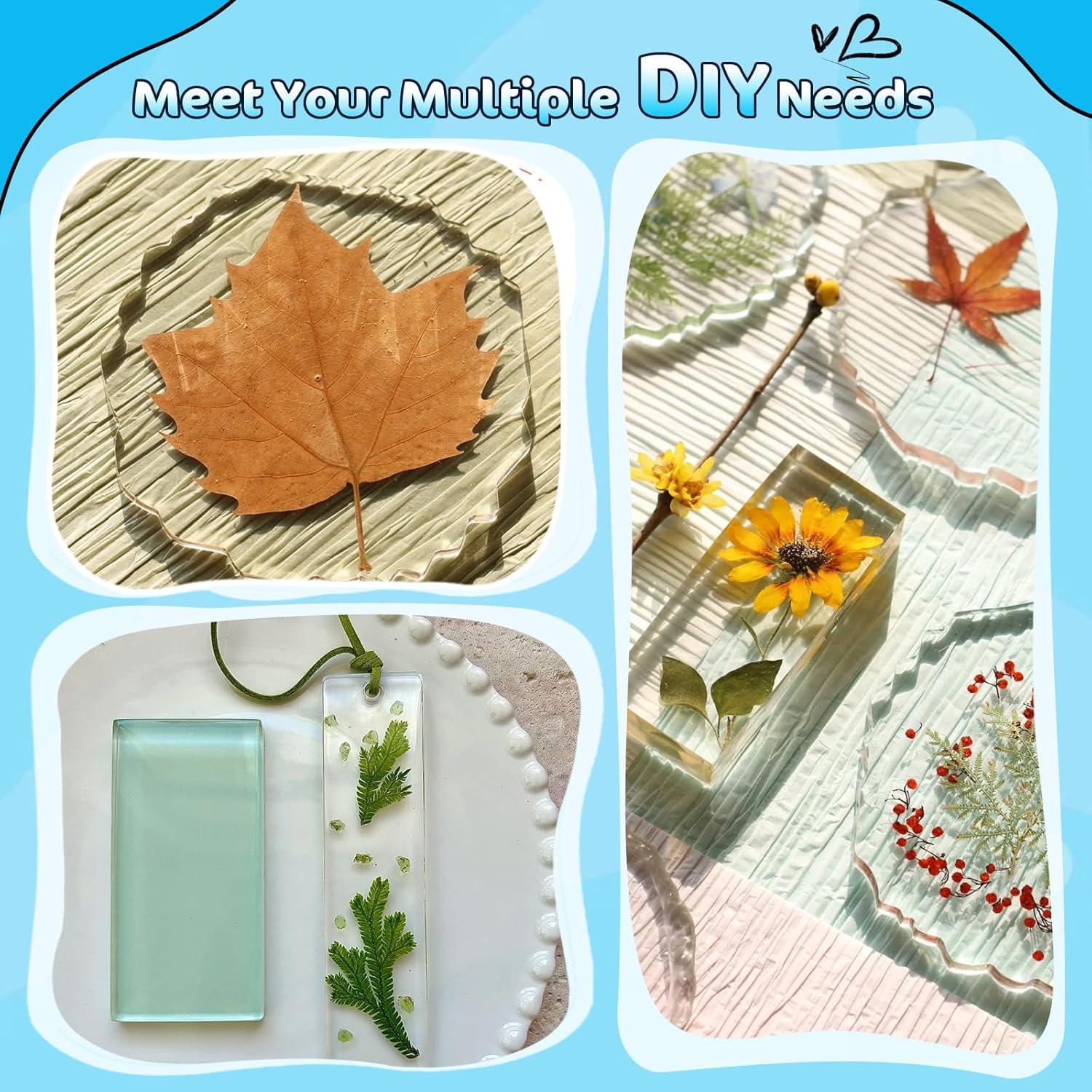 Kit de Resina Epóxica Alldeer 16 OZ con Almohadilla Calefactora