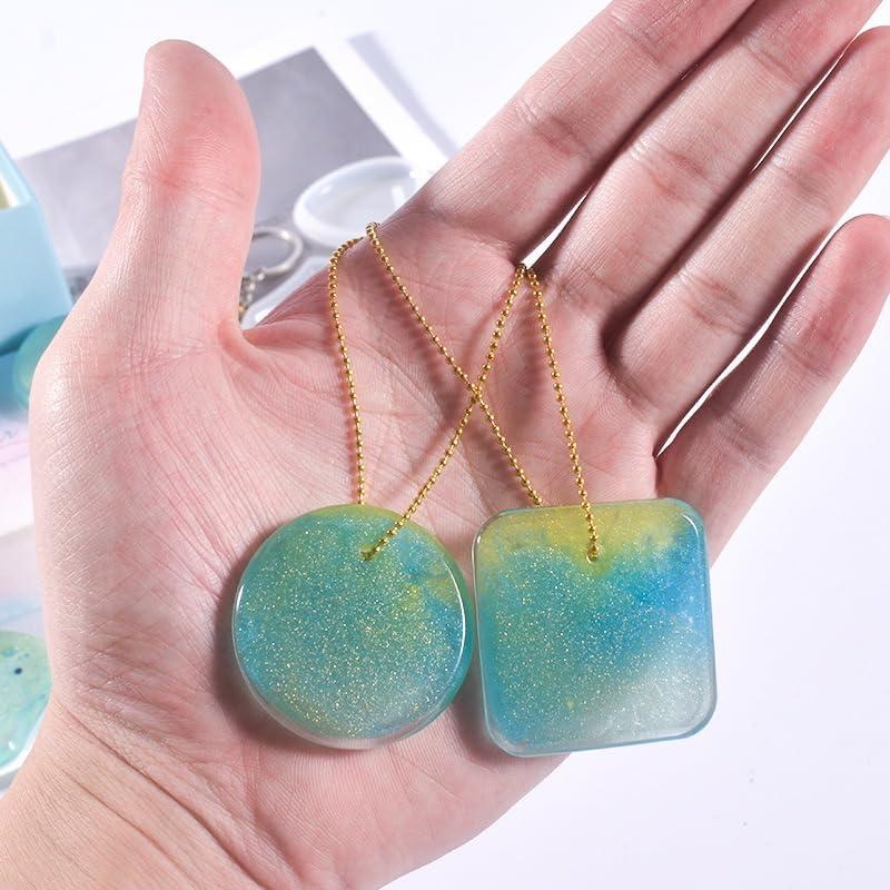 20 Moldes de Silicona para Joyería Redondos TuNan 41mm