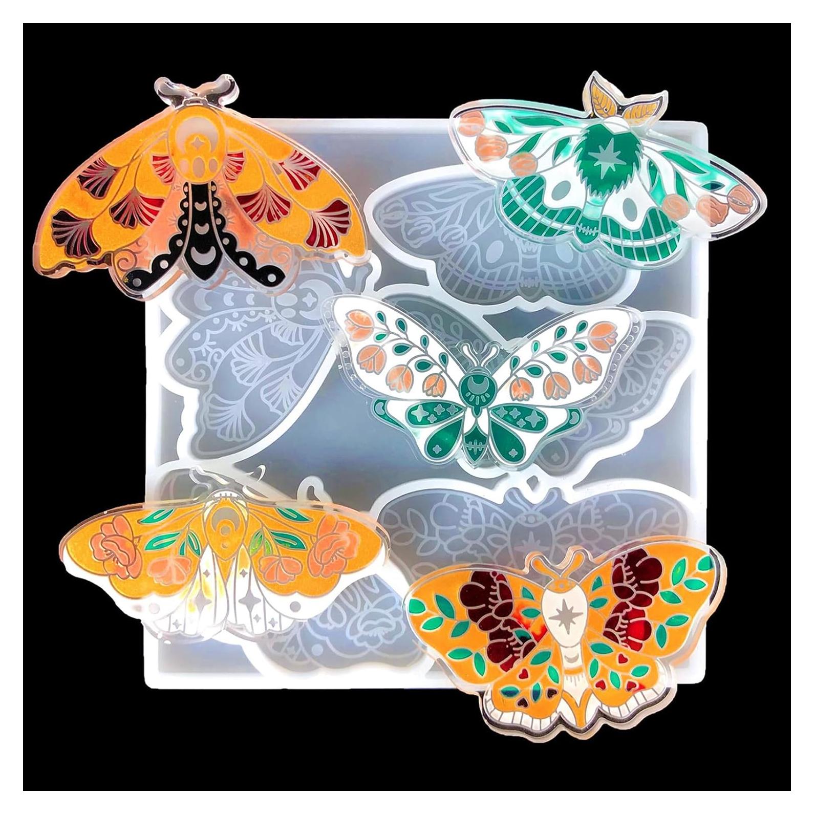 Molde de Silicona Mariposa HOMICO para Resina Epóxica 10.7cm