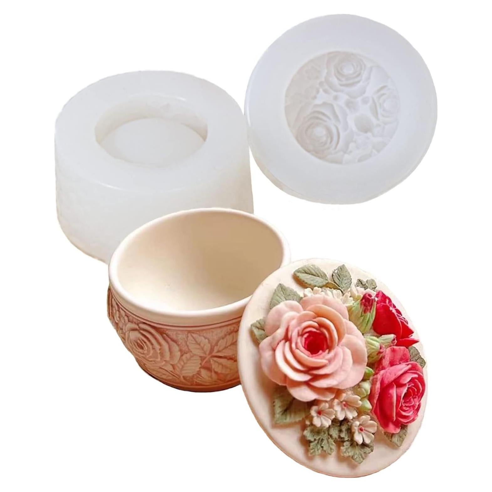 Molde de Silicona Redondo NINEXY para Joyería y Macetas