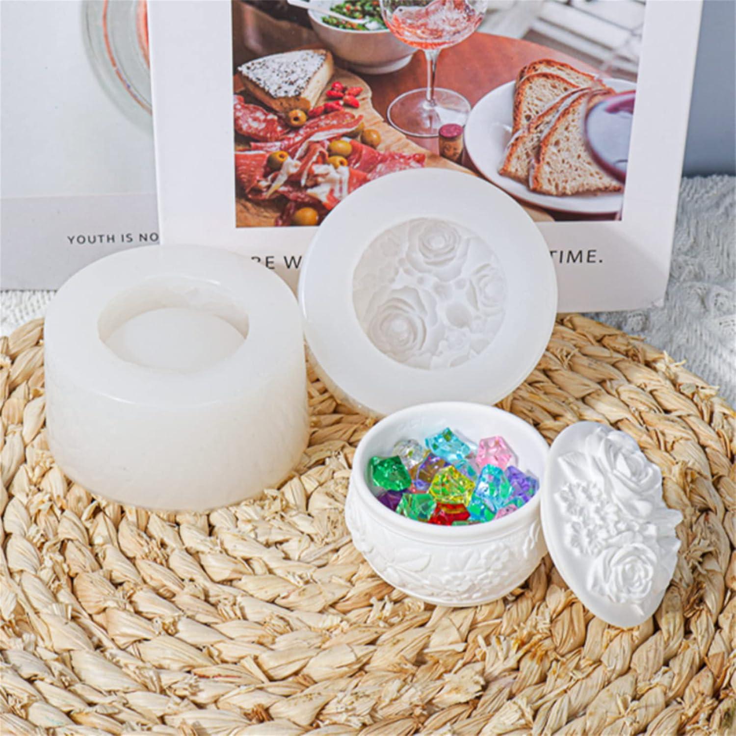 Molde de Silicona Redondo NINEXY para Joyería y Macetas