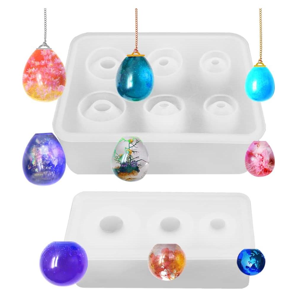 Moldes de Silicona para Bolas findTop - 2 Piezas