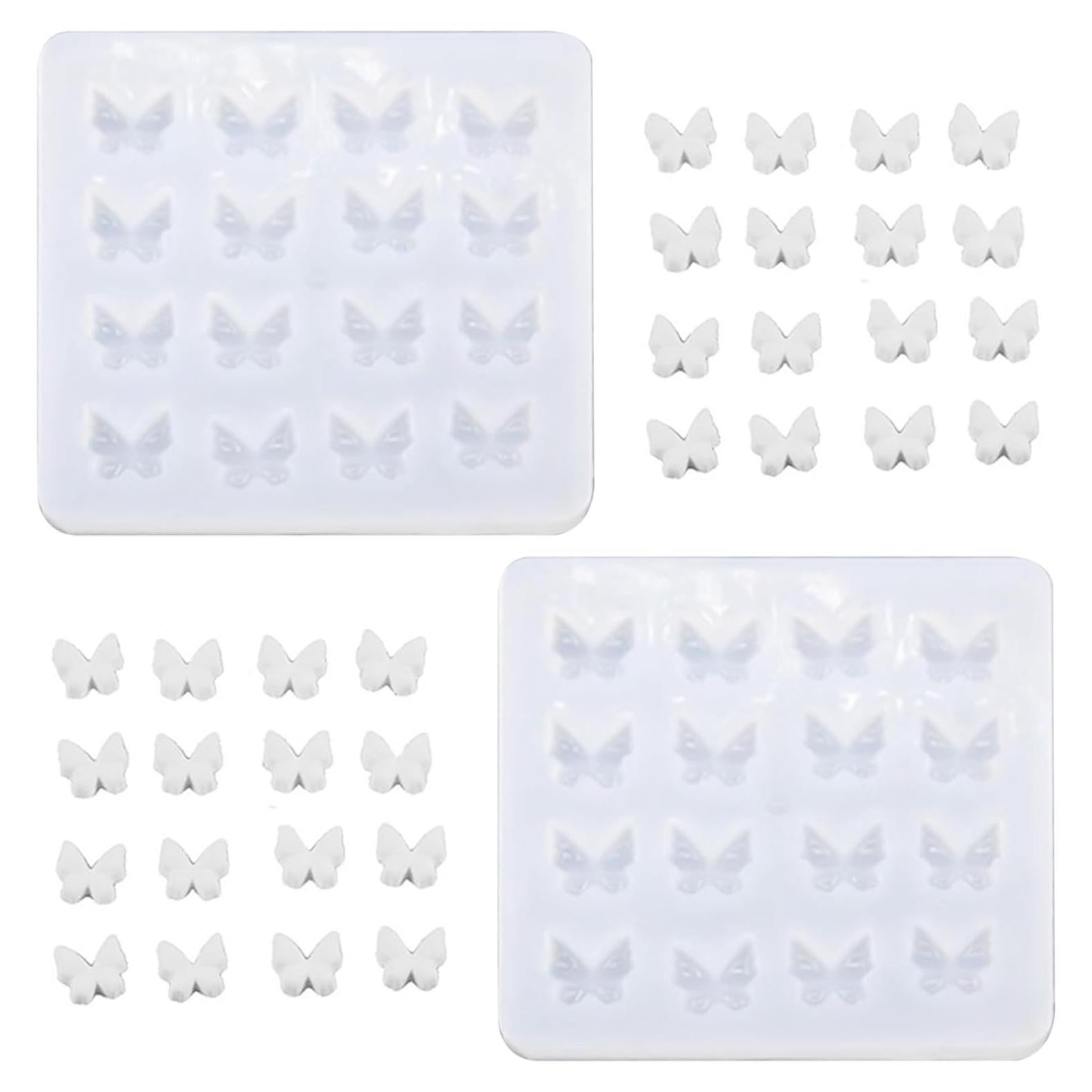 Moldes de Silicona para Joyería Capiant 2 Piezas Mariposa