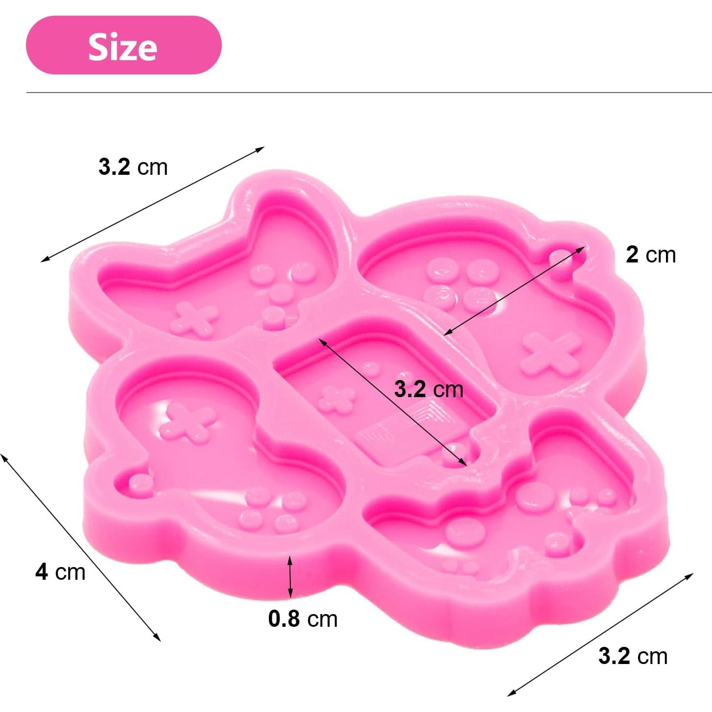 Molde de Silicona para Resina Shining Queen Controlador Juego