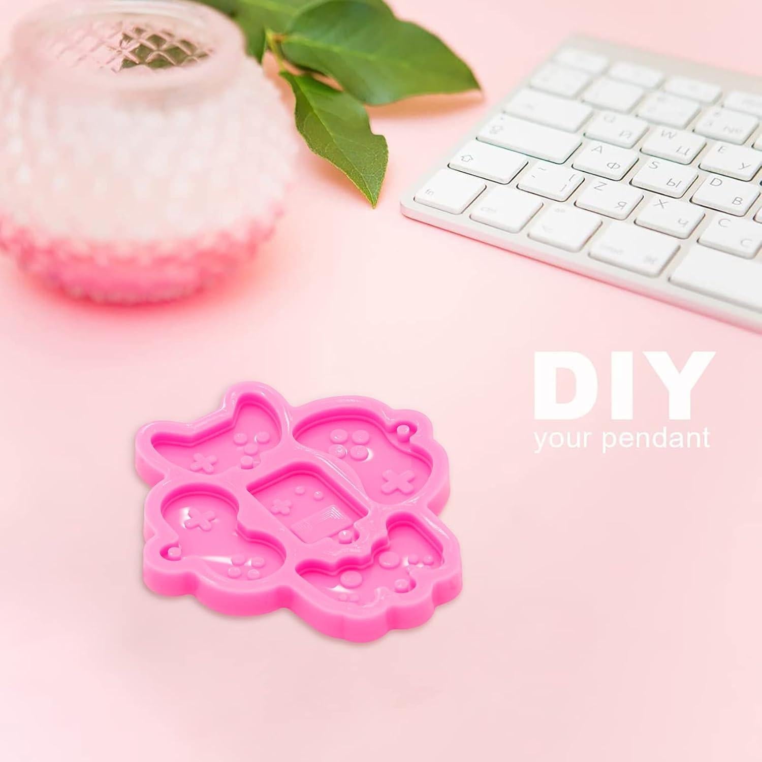 Molde de Silicona para Resina Shining Queen Controlador Juego