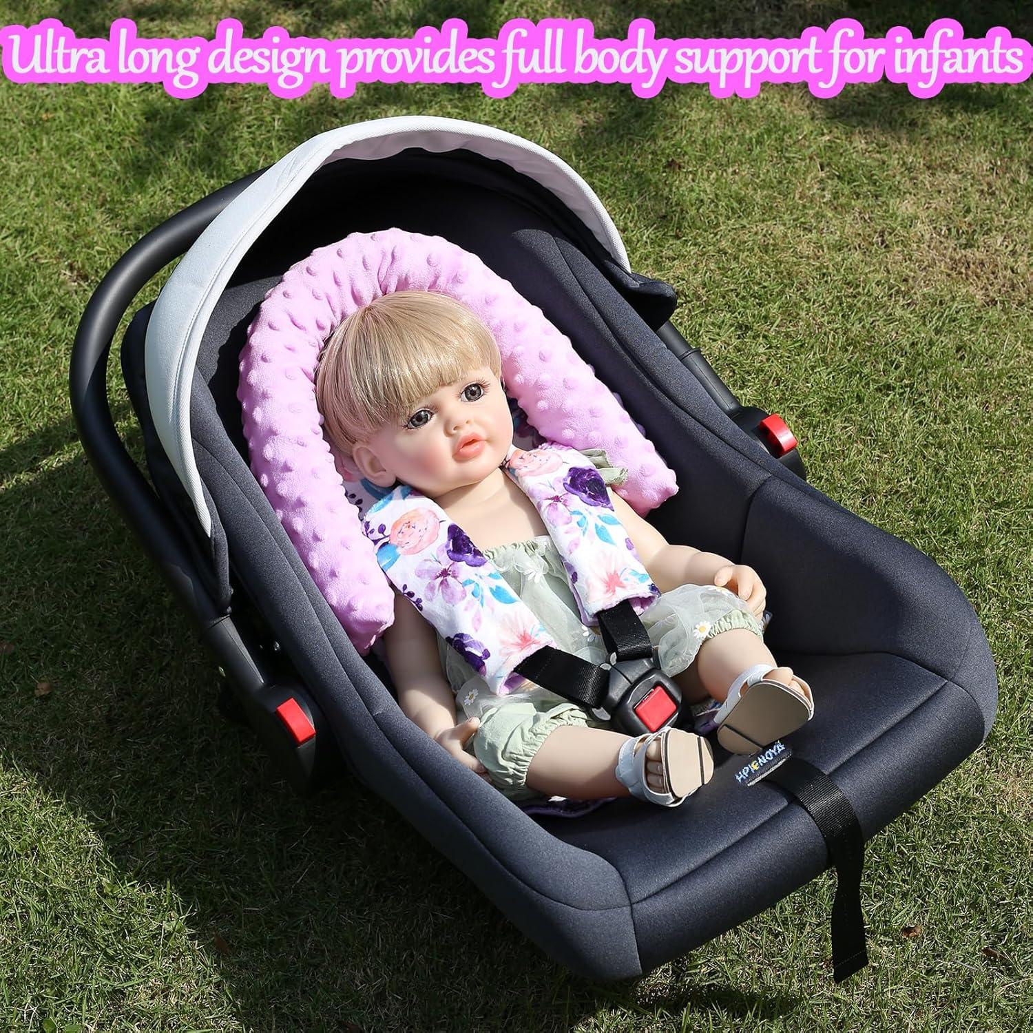 Soporte para Cabeza de Bebé HPIENOYA + Cubiertas de Cinturón