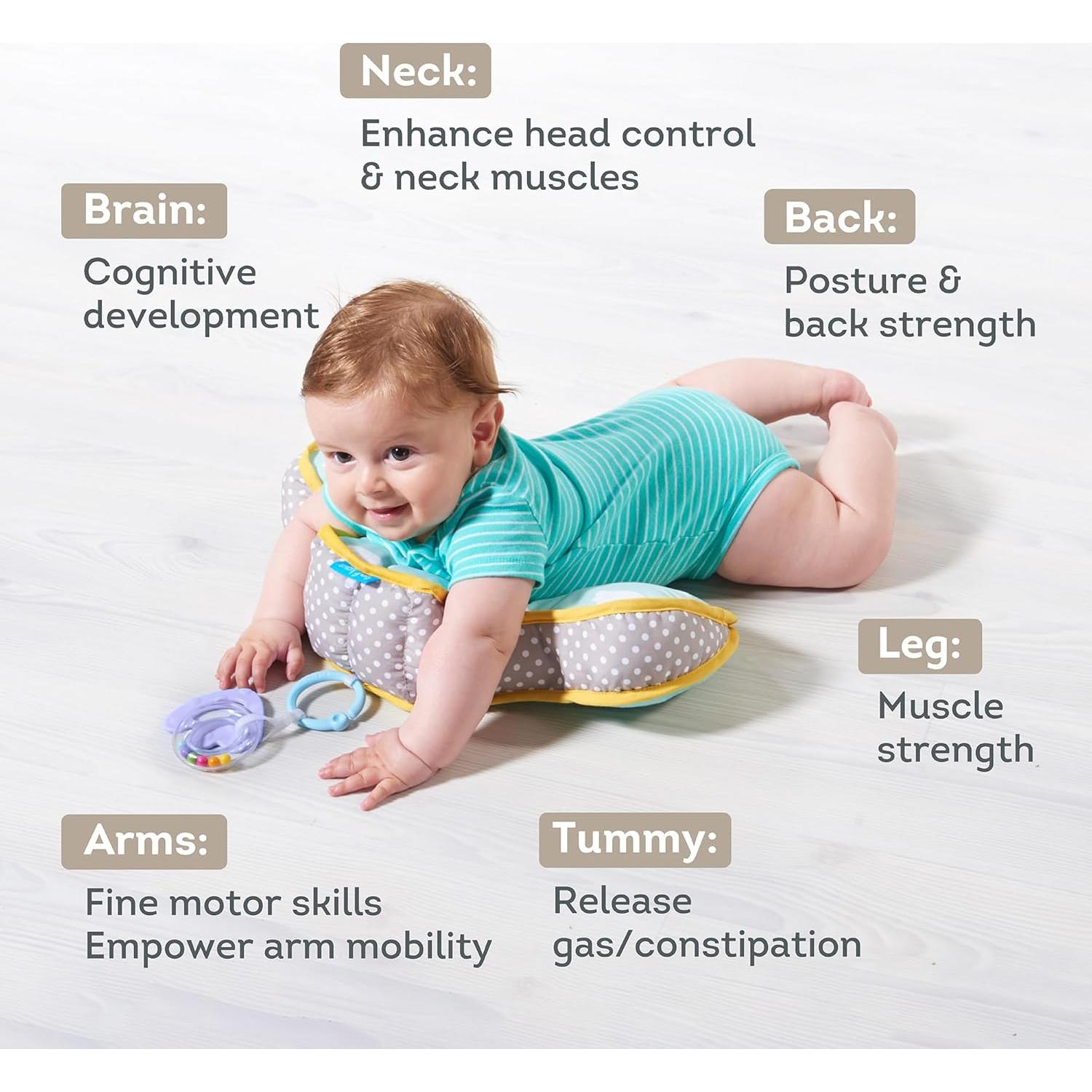 Cojín de Tiempo Boca Abajo Taf Toys Verde 41x23 cm