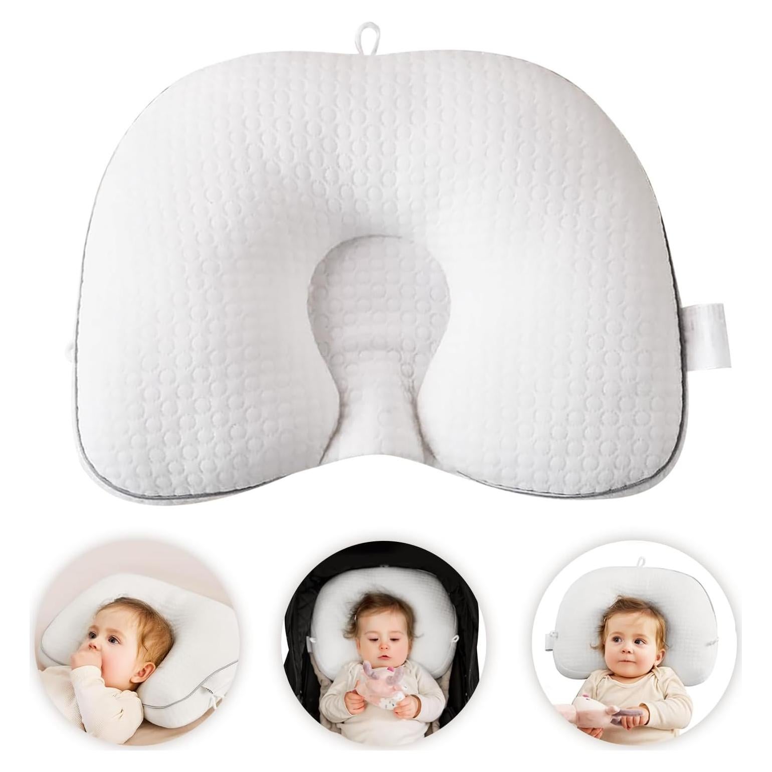Almohada Ergonómica para Bebé Cococu - Soporte Cuello Blanco