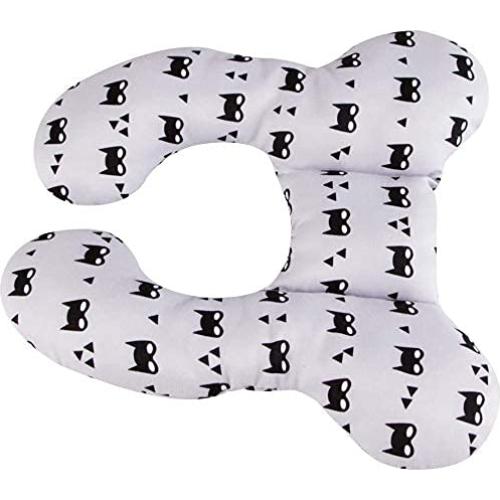 Almohada de Viaje para Bebés Gris - Soporte Cabeza y Cuello