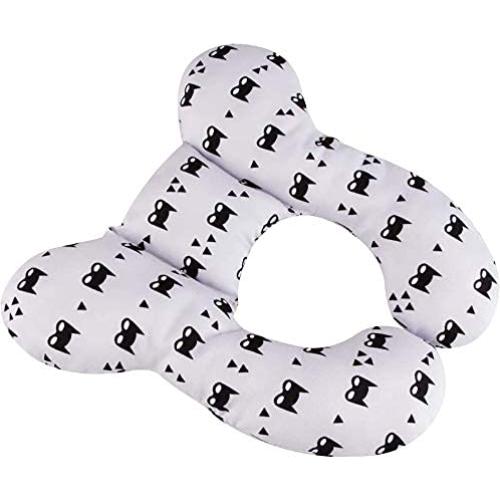 Almohada de Viaje para Bebés Gris - Soporte Cabeza y Cuello