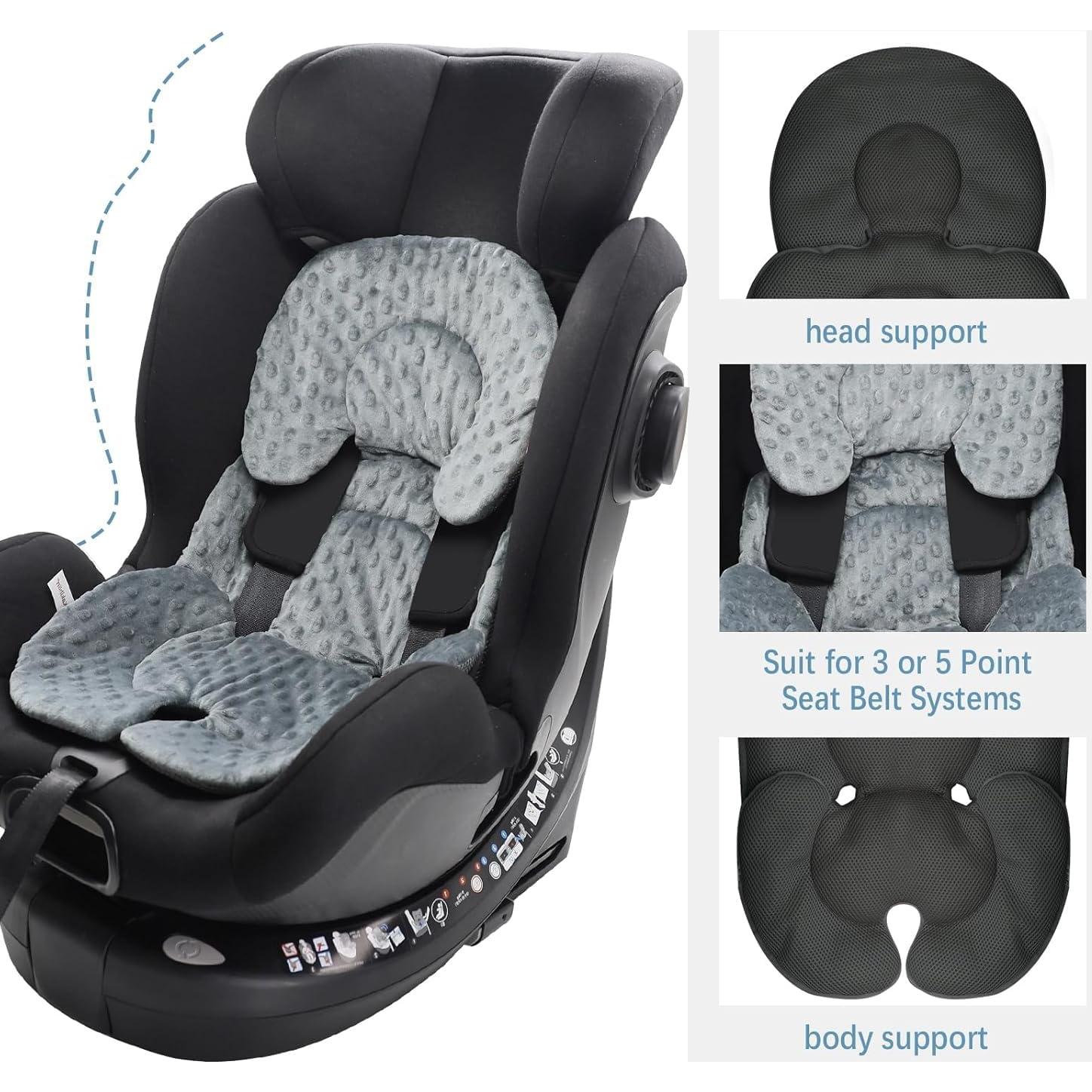 Inserto para Asiento de Auto KAKIBLIN Gris 3 en 1 para Bebés