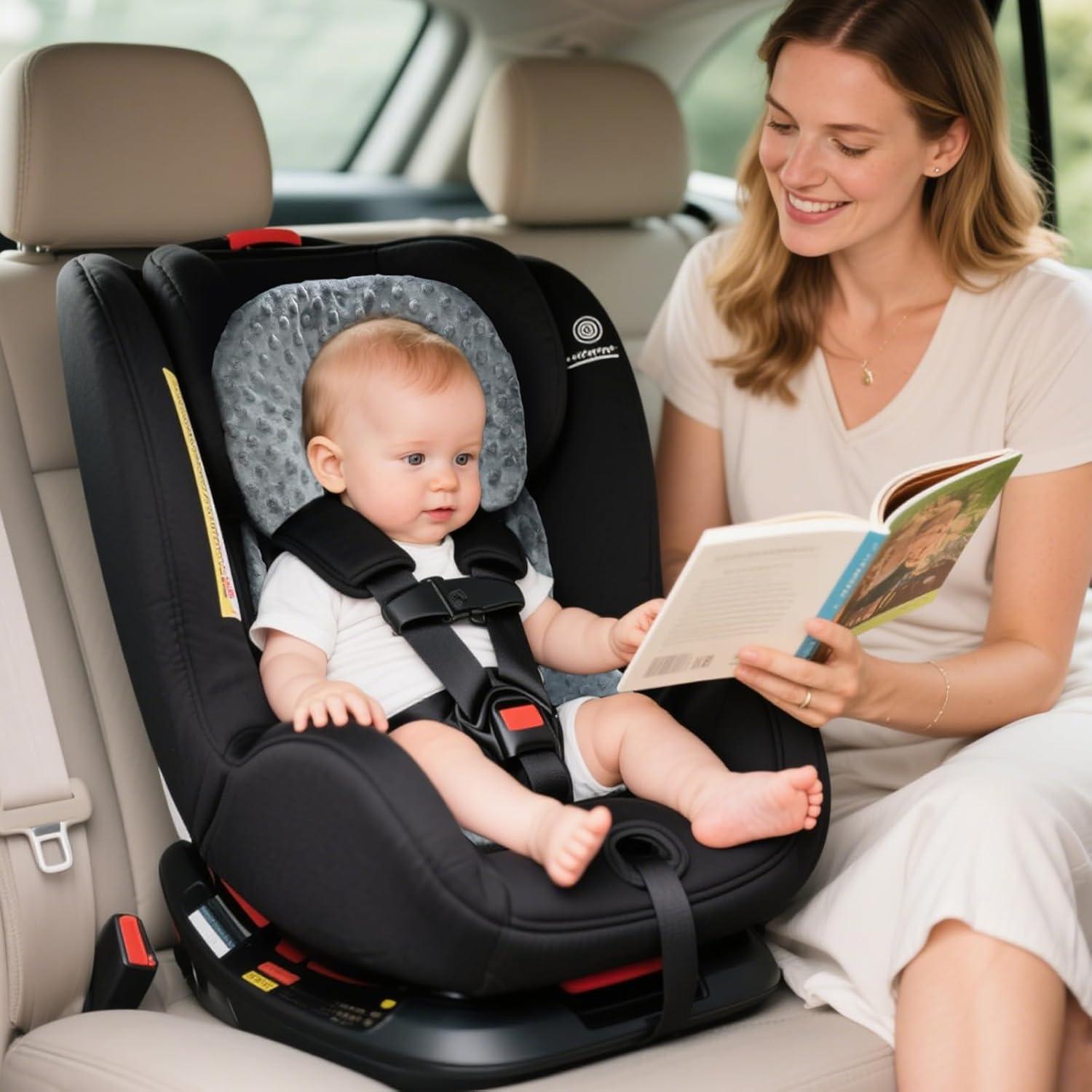 Inserto para Asiento de Auto KAKIBLIN Gris 3 en 1 para Bebés