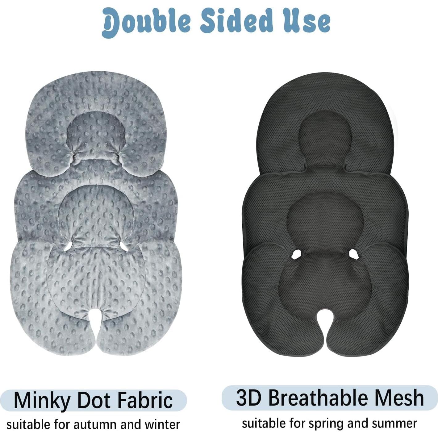 Inserto para Asiento de Auto KAKIBLIN Gris 3 en 1 para Bebés