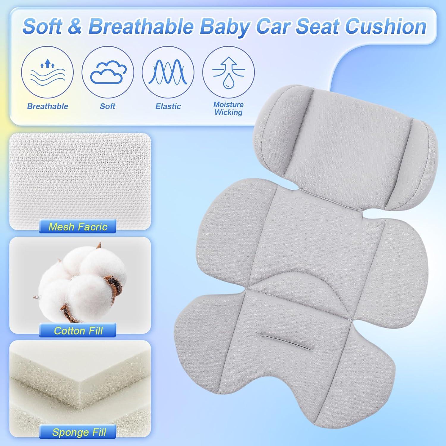 Inserto para Bebés KENKYO Gris, Soporte Acolchado Universal