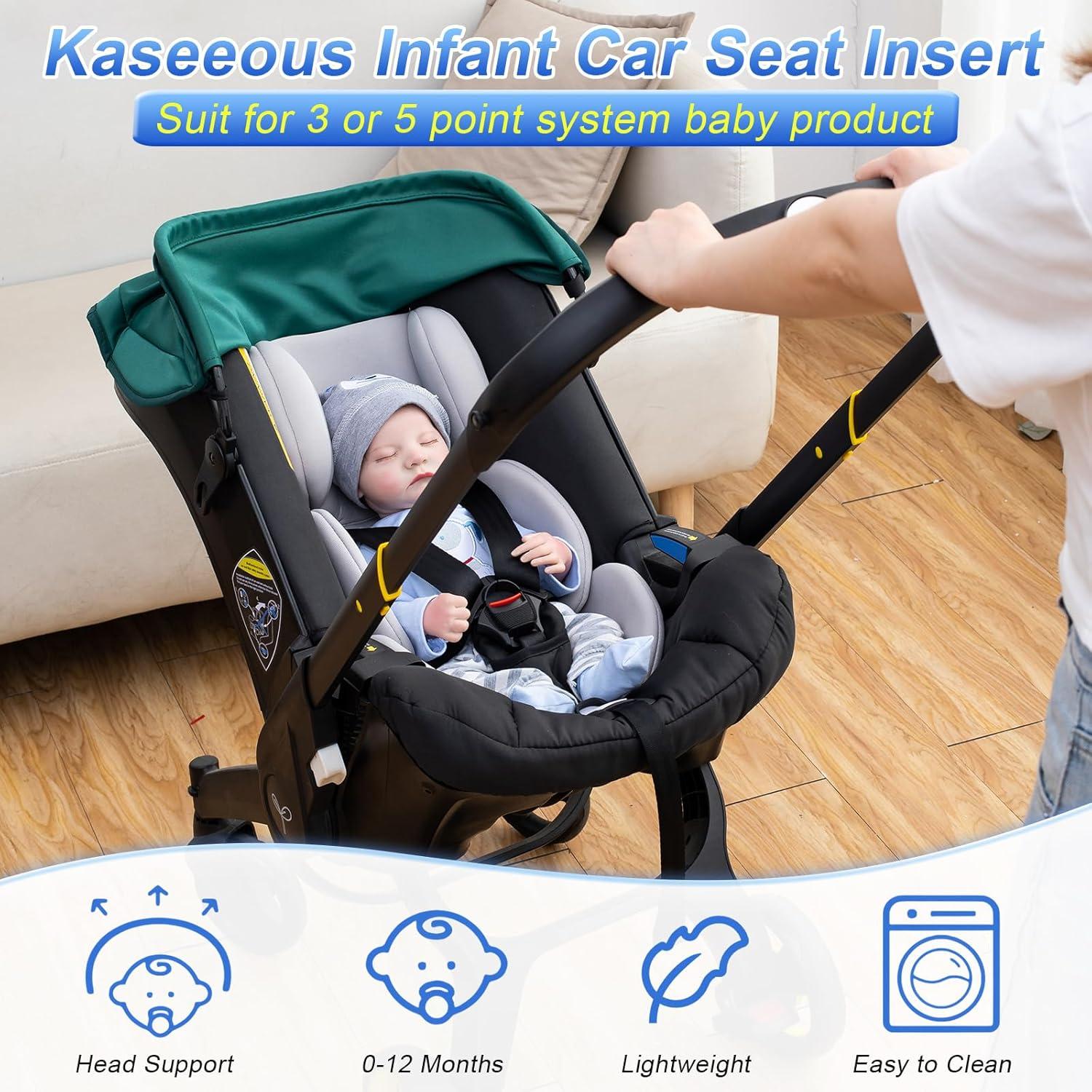 Inserto para Bebés KENKYO Gris, Soporte Acolchado Universal