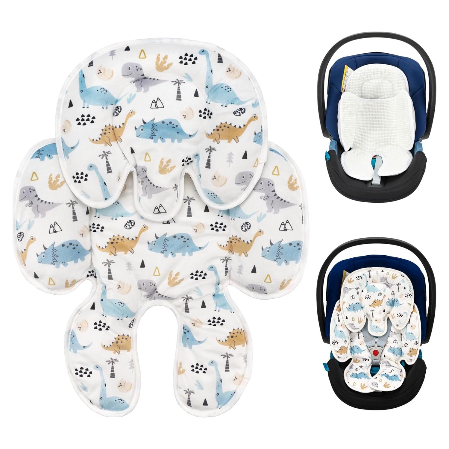 Inserto para Asiento de Auto SERAPHY Bebés 61x47 cm Dinosaurios