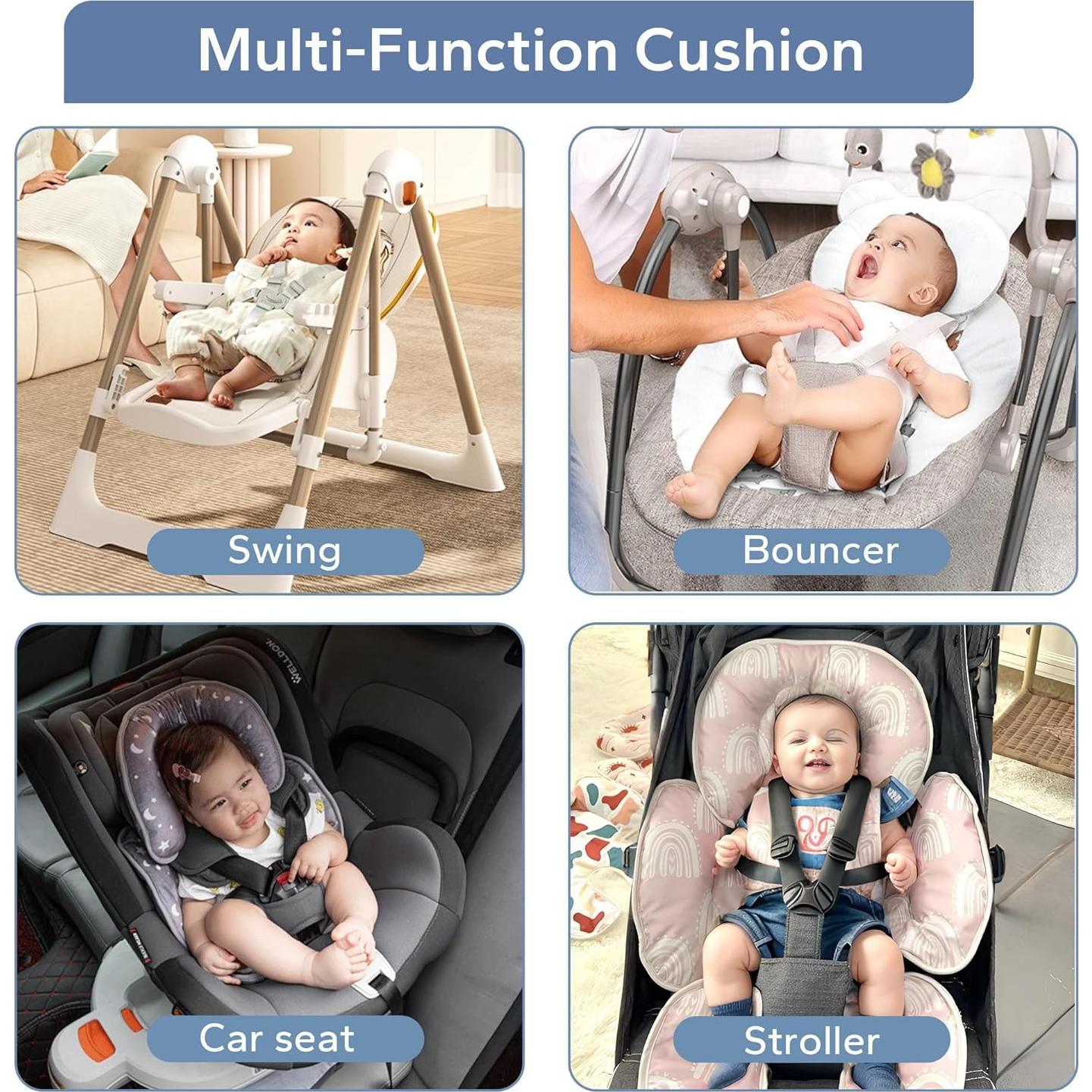 Inserto para Asiento de Auto SERAPHY Bebés 61x47 cm Dinosaurios