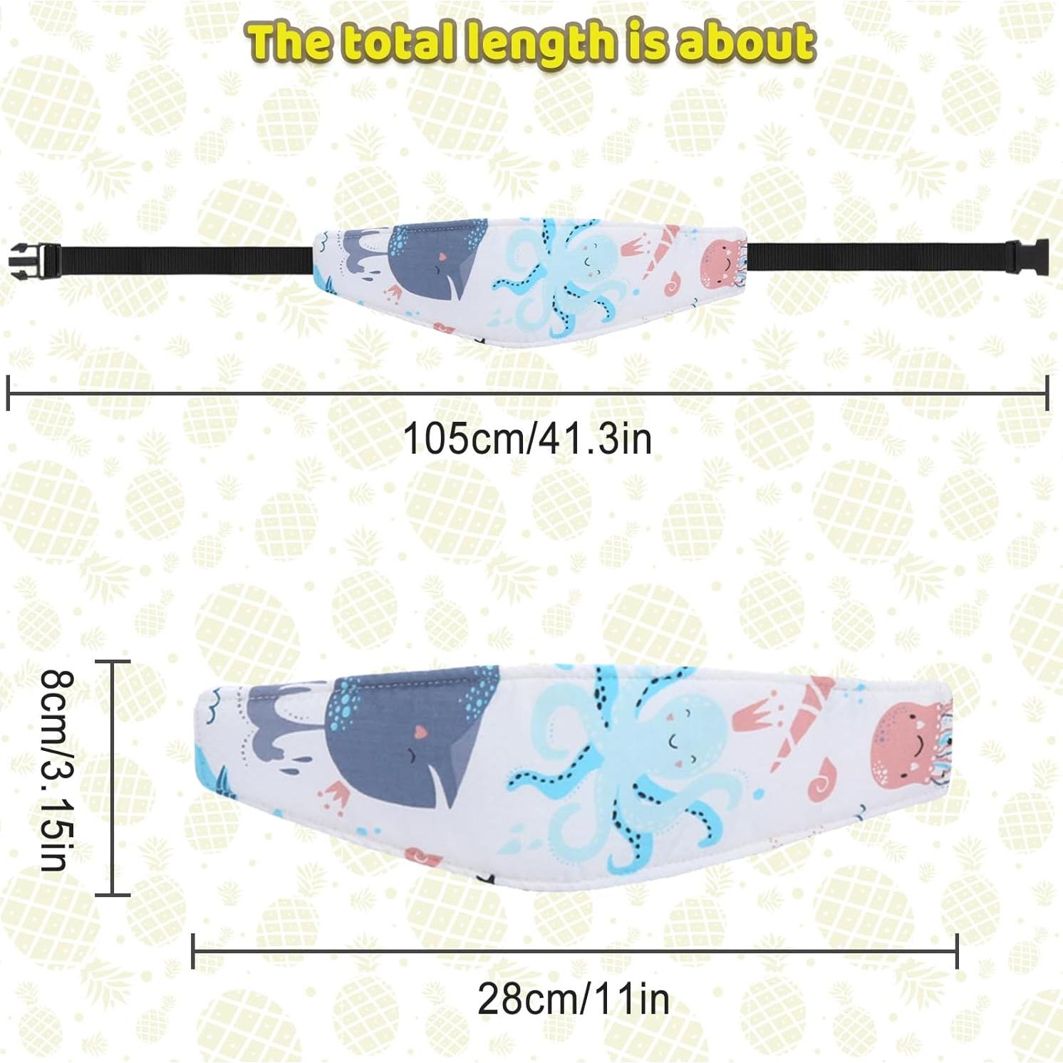 Inserto para Asiento de Auto Bebé con Soporte para Cabeza - Amarillo