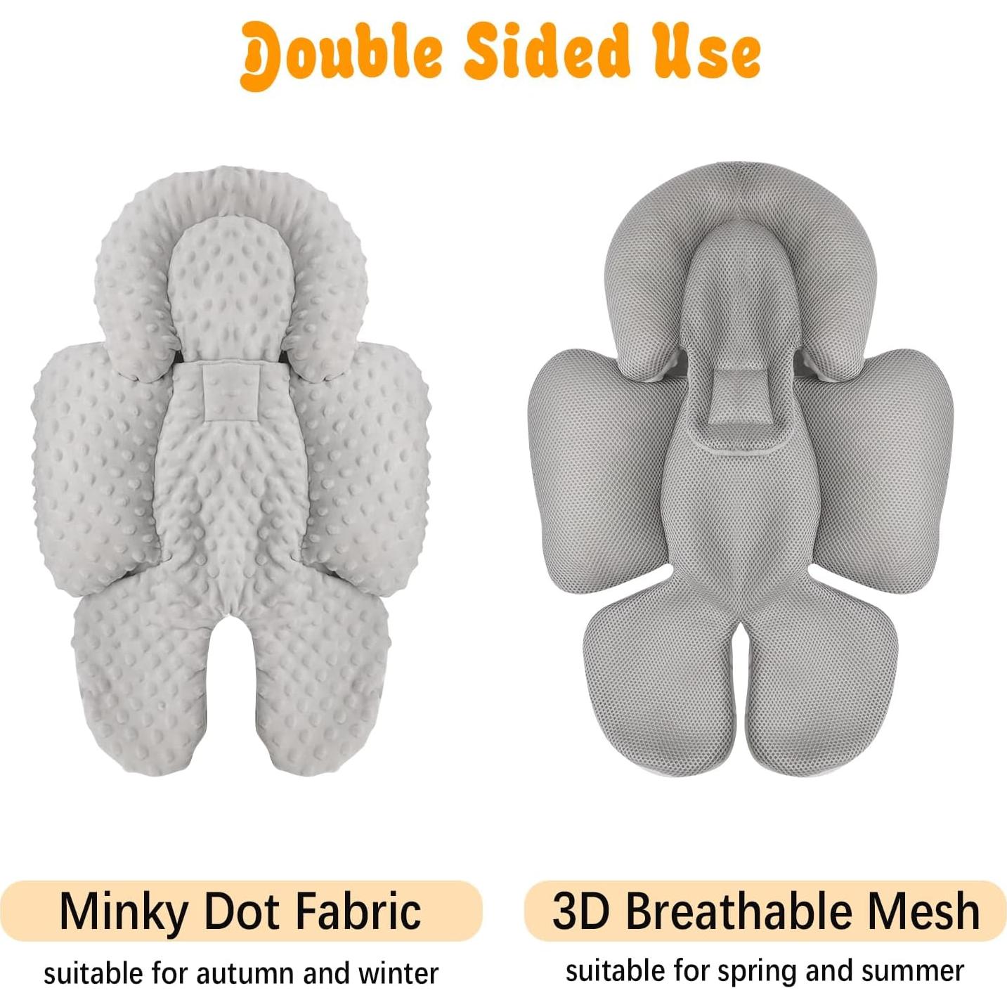 Inserto para Asiento de Auto KAKIBLIN Gris 2 en 1 para Bebés