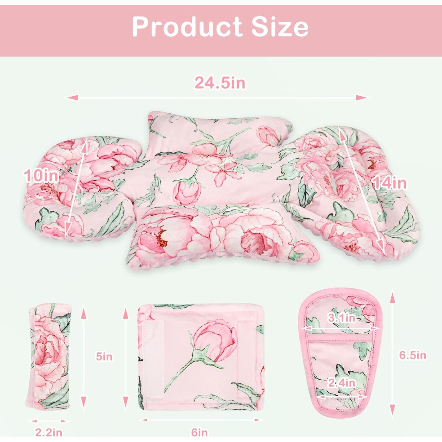 Inserto para Asiento de Auto Bebé DILIMI con Soporte de Cabeza