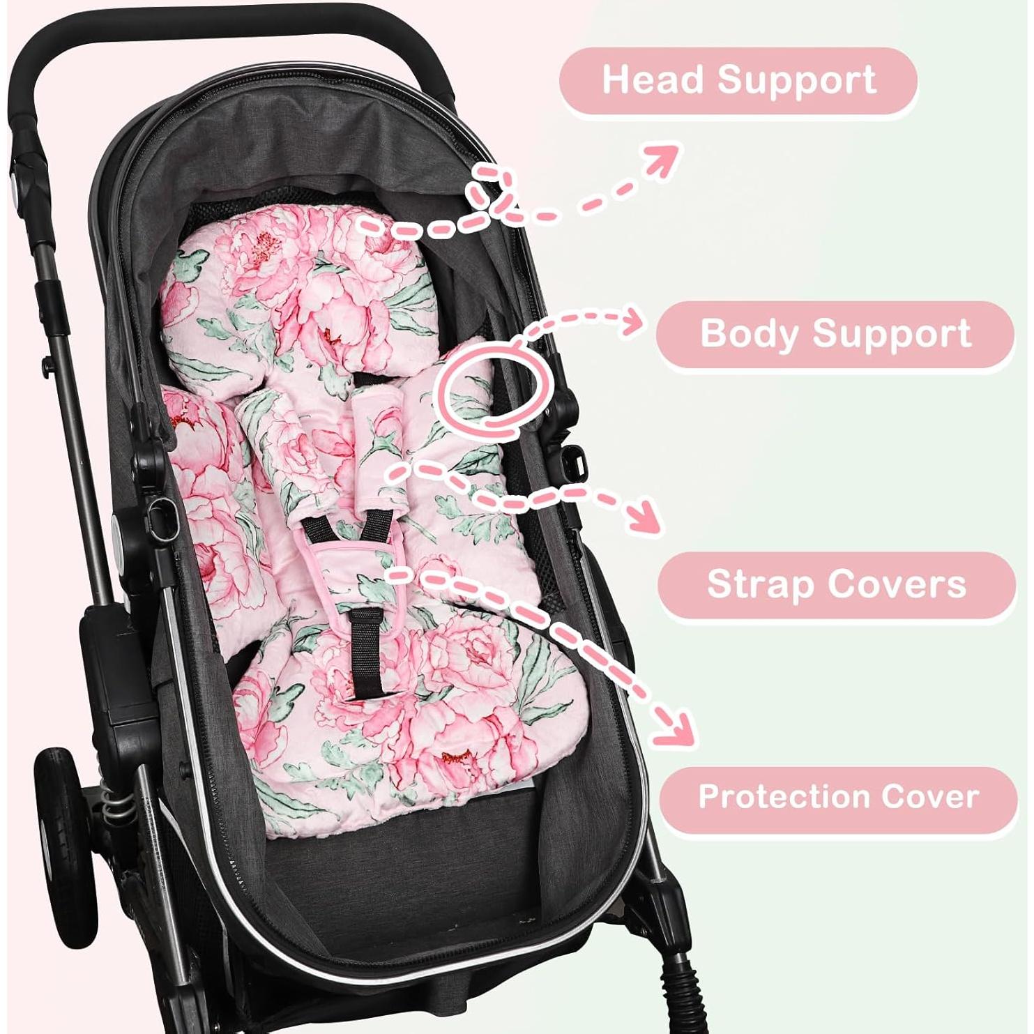 Inserto para Asiento de Auto Bebé DILIMI con Soporte de Cabeza