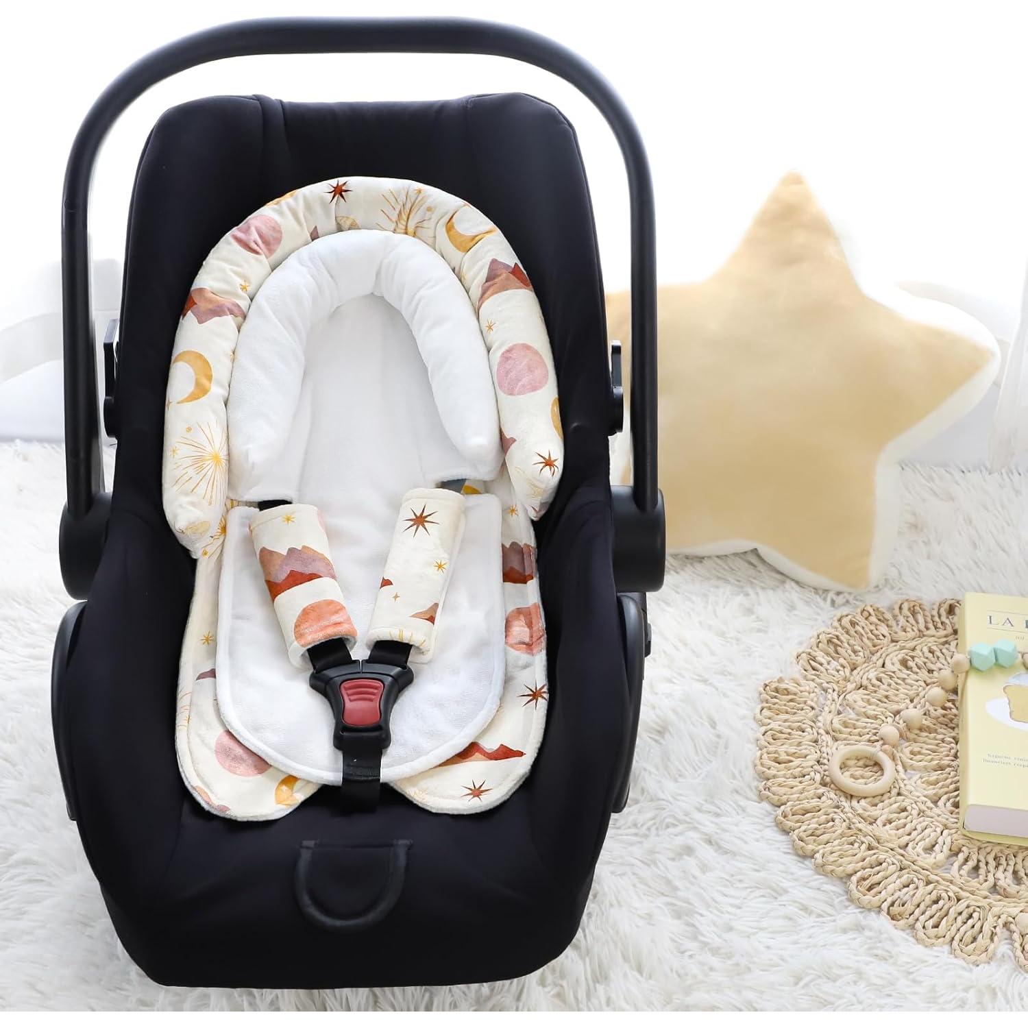 Inserto para Asiento de Auto Bebé WINGHENLEE LW0024 - Suave y Reversible