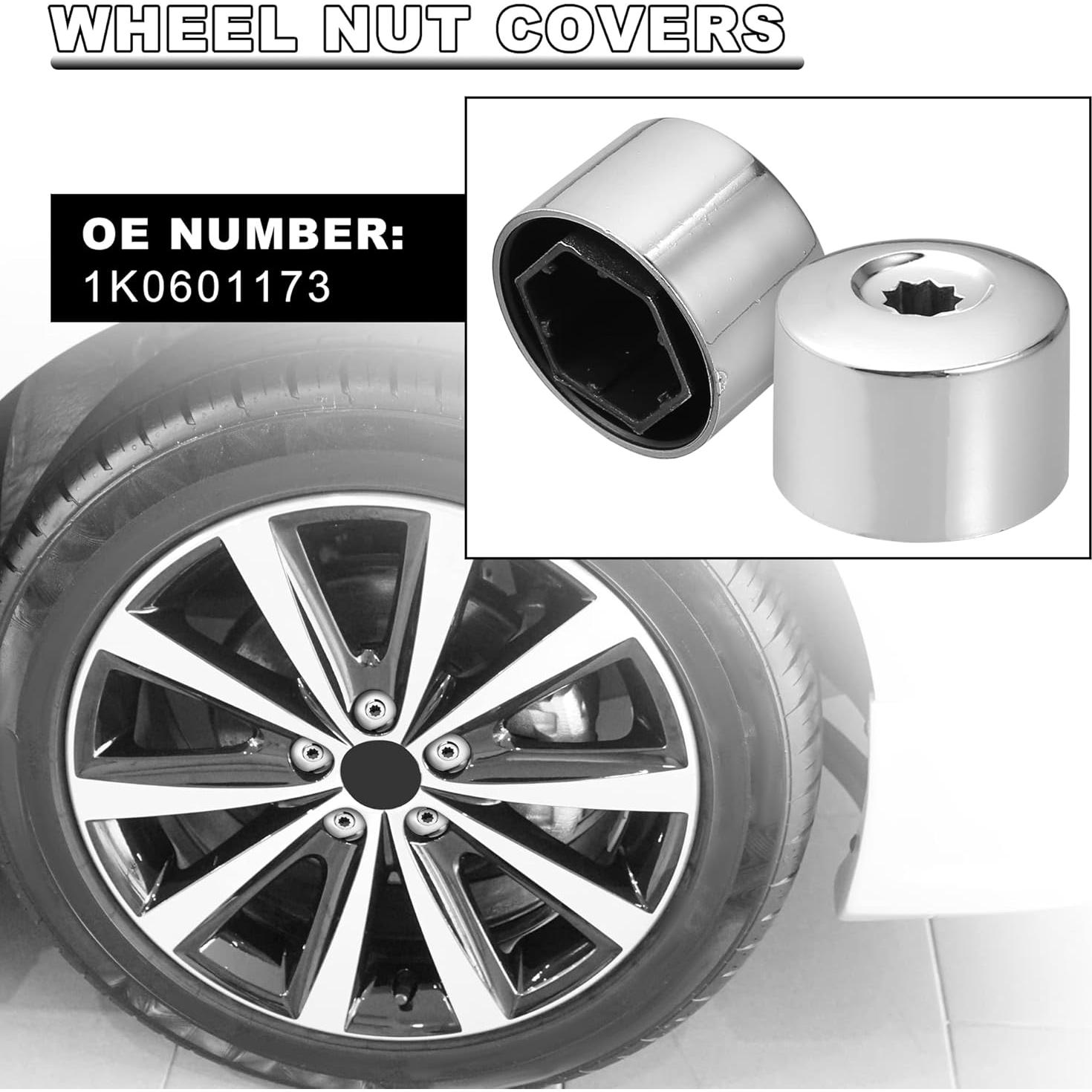 Cubiertas de Tuerca de Rueda X AUTOHAUX 20pcs para Volkswagen