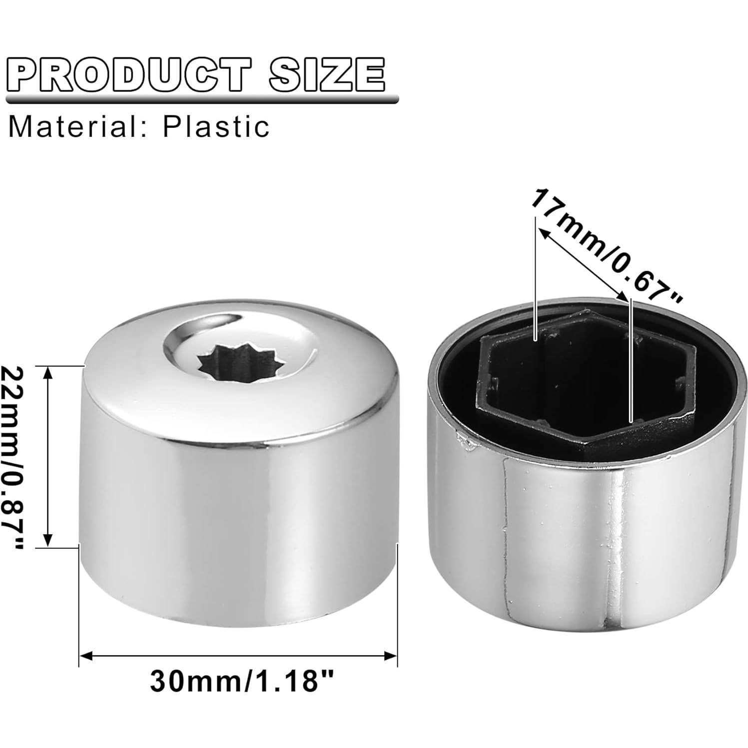 Cubiertas de Tuerca de Rueda X AUTOHAUX 20pcs para Volkswagen