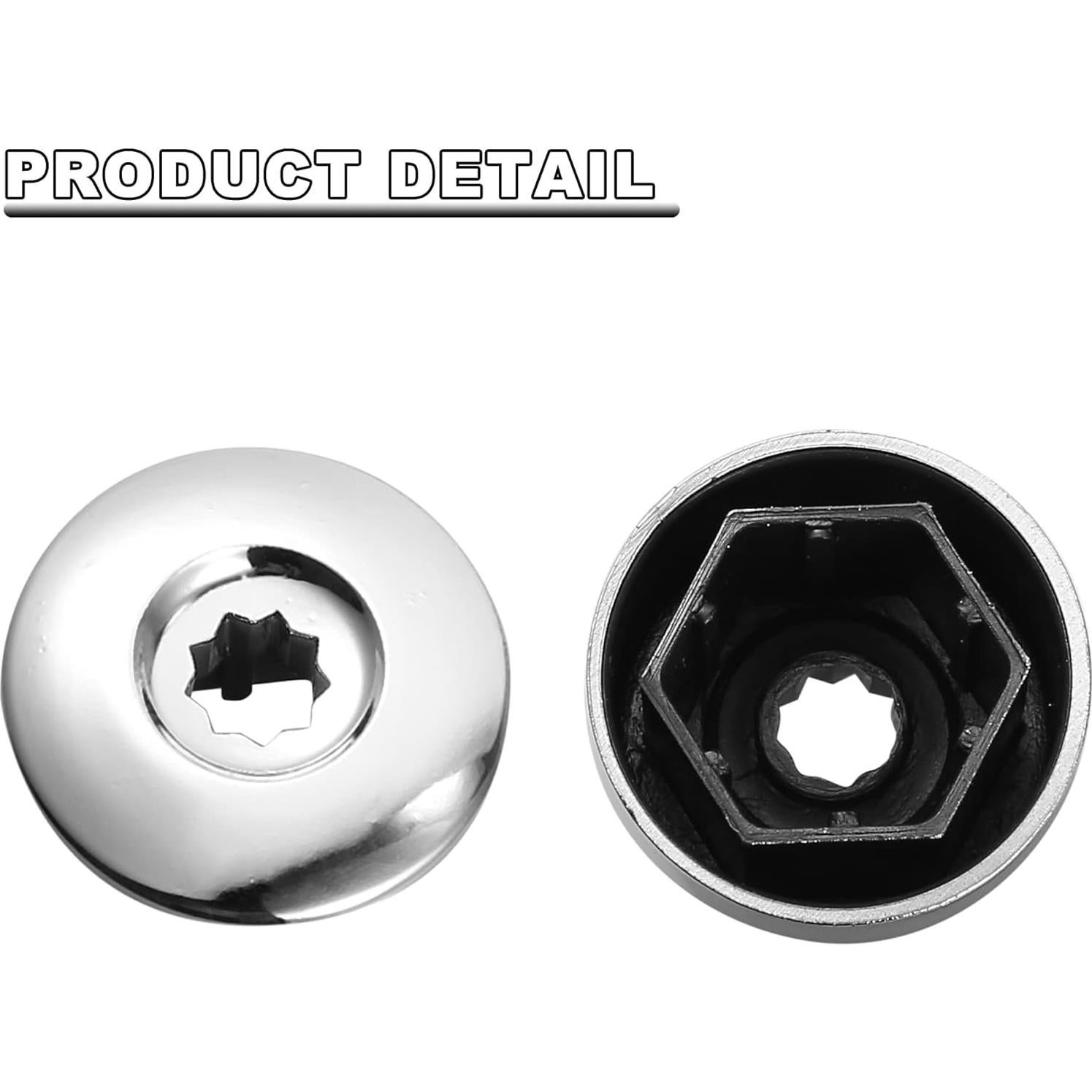 Cubiertas de Tuerca de Rueda X AUTOHAUX 20pcs para Volkswagen