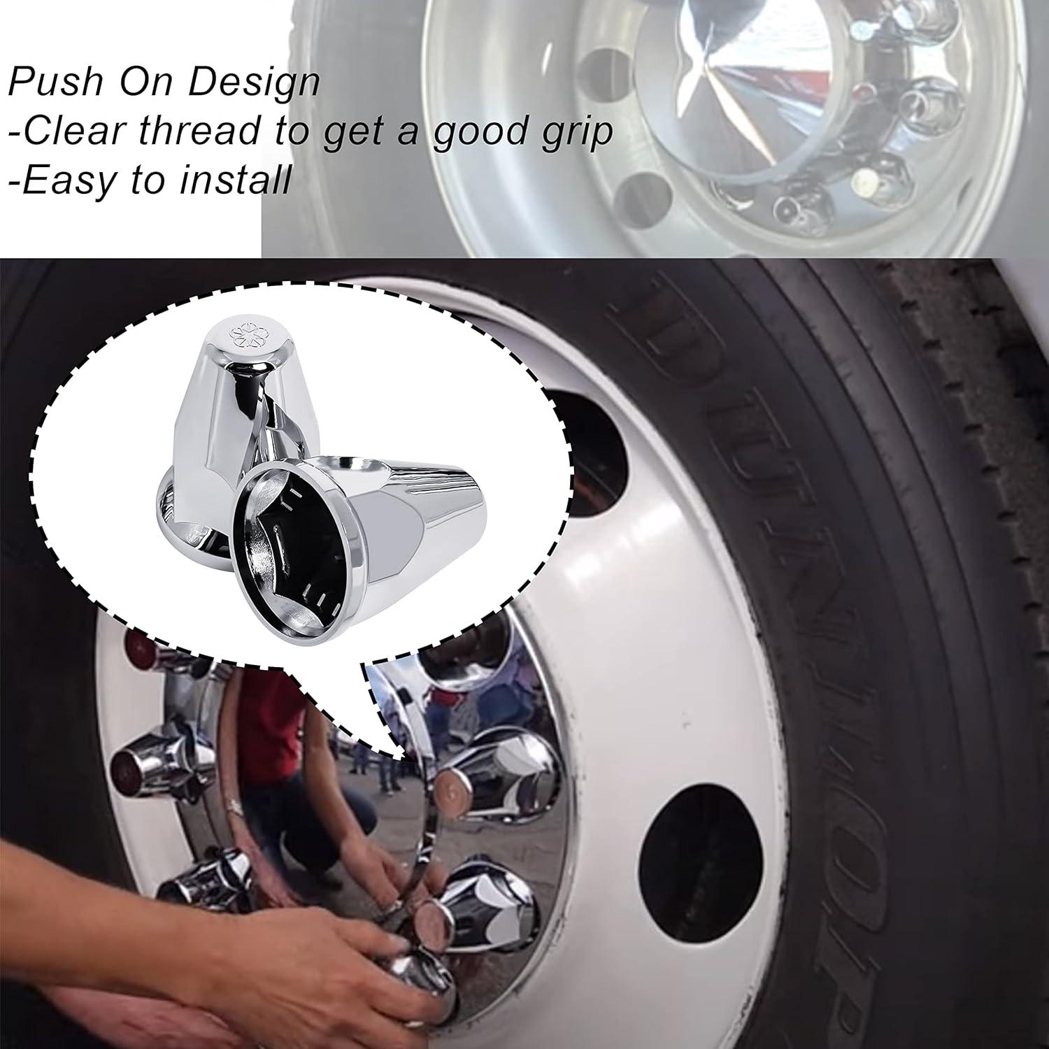 Cubiertas de Tuercas Wadoy 33mm x 6.67cm - Paquete de 60